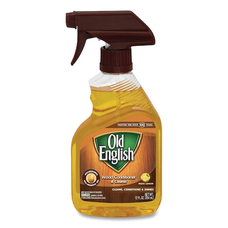 Old English® Oil, Furniture, Fresh Lemon, 12oz, Spray Bottle, PK6 62338-82888